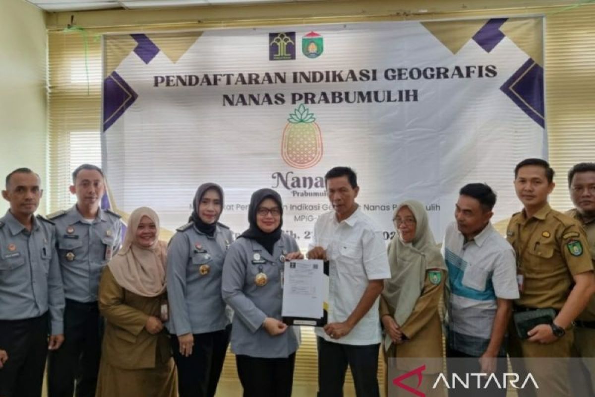 Kemenkumham Sumsel upayakan Nanas Prabumulih dapat Indikasi Geografis