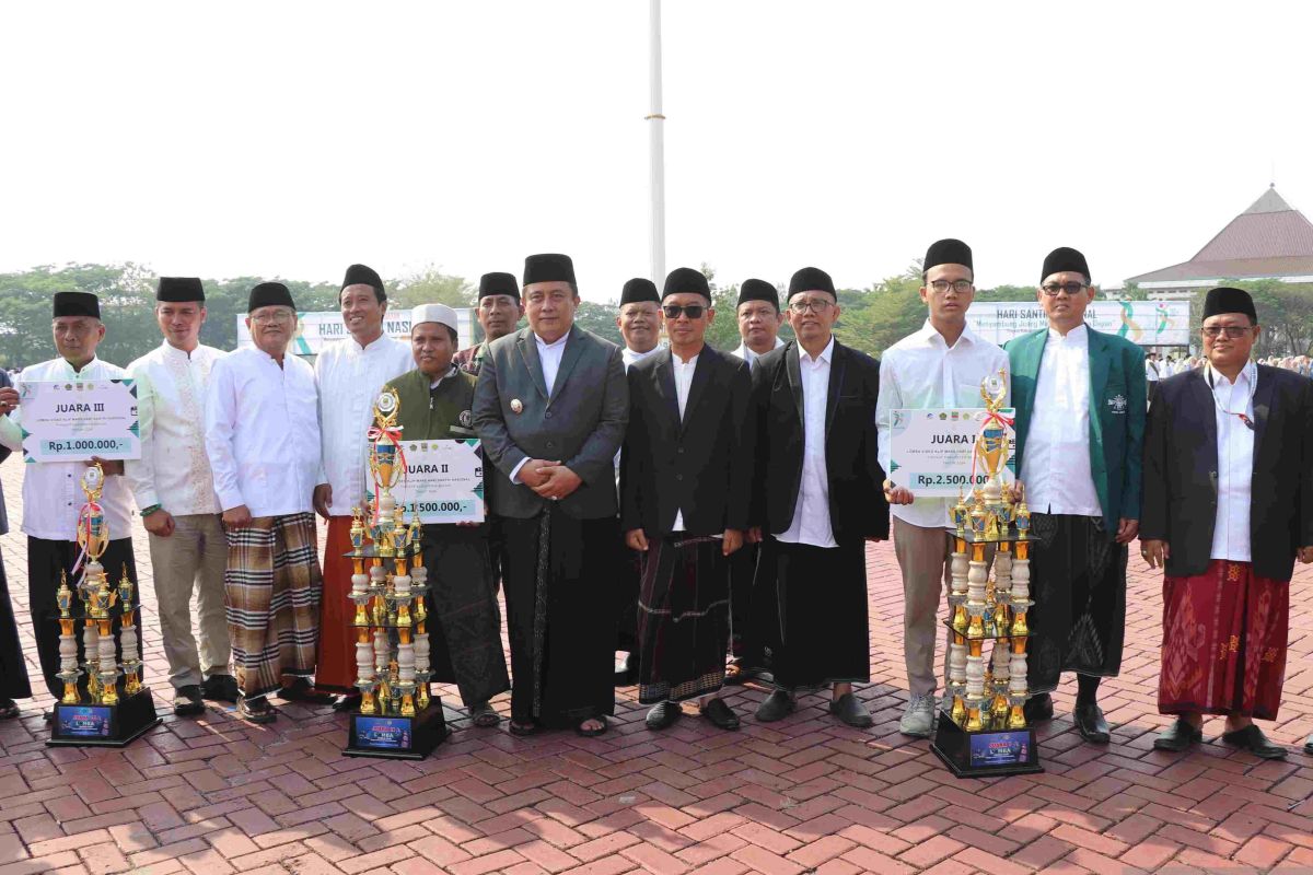 Ponpes Al Fithroh Desa Sukaragam juara lomba video klip Mars Hari Santri Nasional