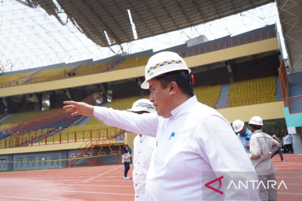 Pemkab Bekasi asesmen kerusakan stadion Stadion Wibawa Mukti imbas puting beliung