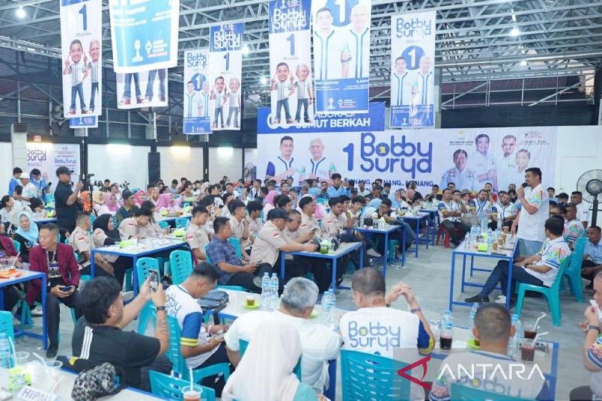 Anak muda di Labuhanbatu target menangkan Bobby-Surya 75 Persen