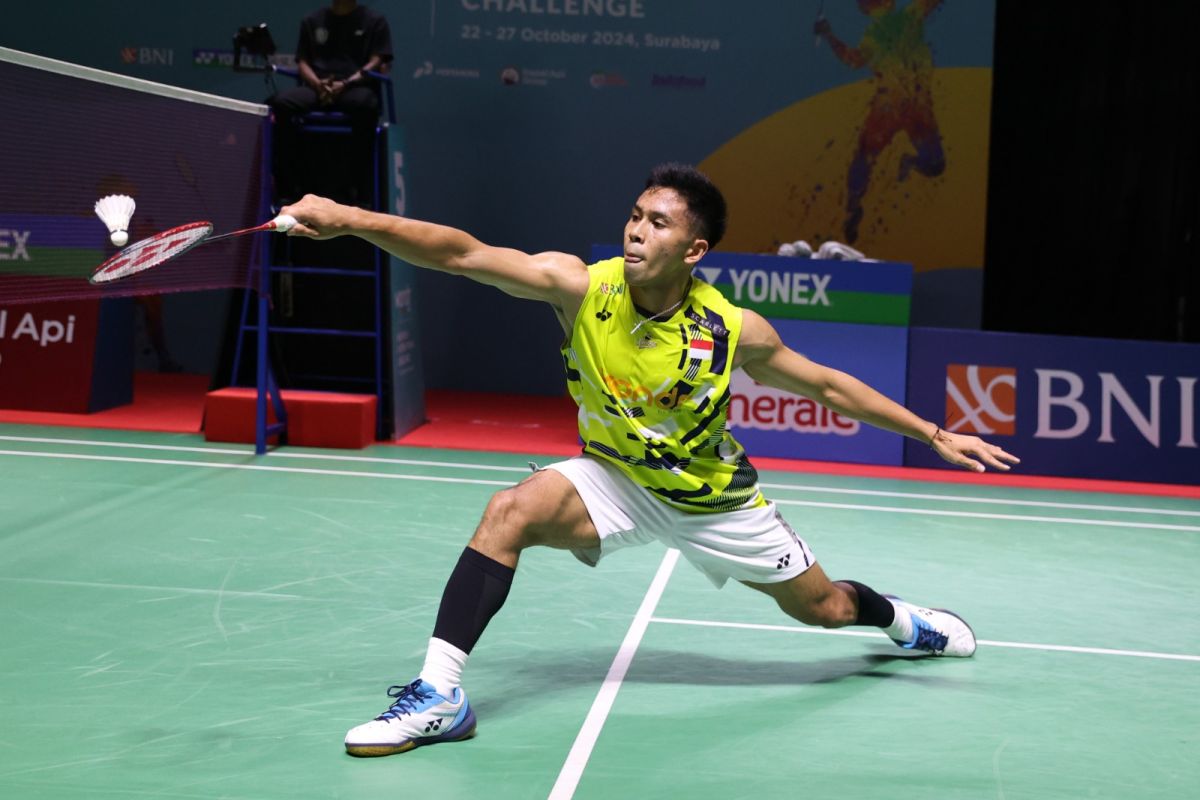 Tiga tunggal putra Indonesia berjaya di babak pertama Indonesia International Challenge 2024