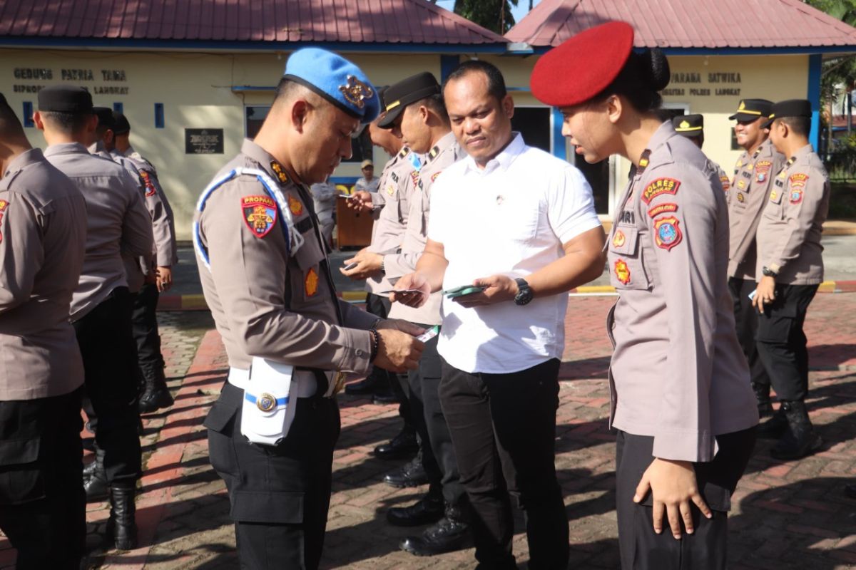 Polda Sumut lakukan Gaktibplin di Polres Langkat