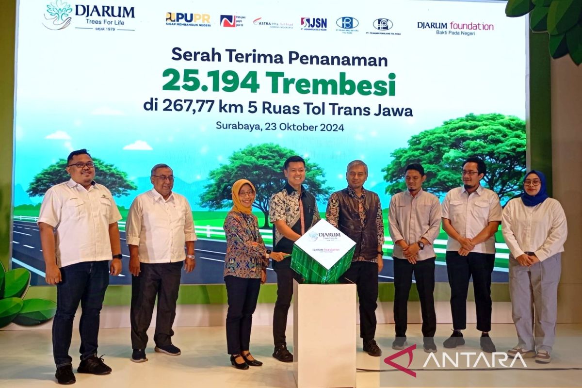 Kementerian PU apresiasi BDLF tanam 25.194 trembesi di tol Trans Jawa