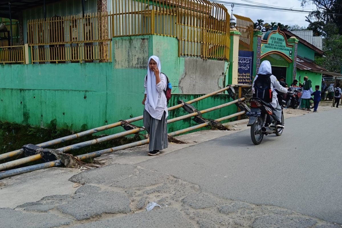 Titi Pasar Bawah Serbelawan membahayakan, begini harapan warga