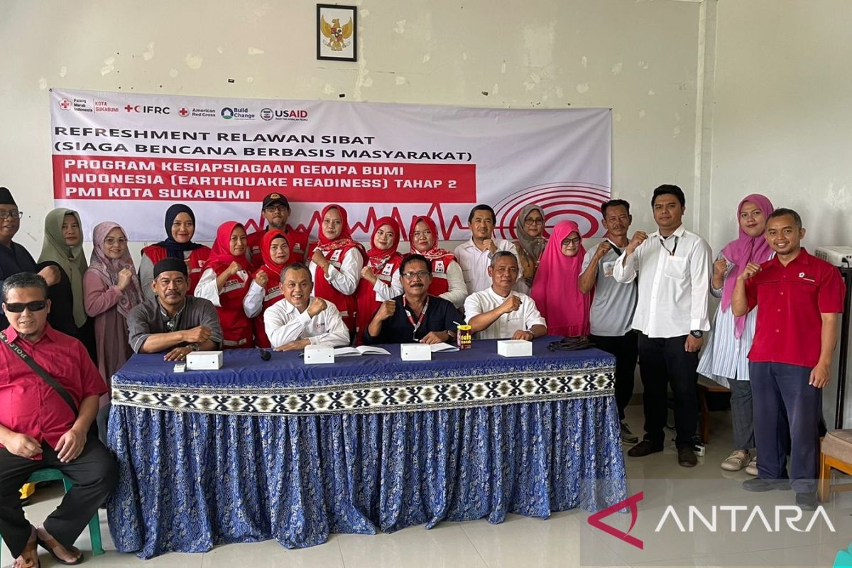 PMI gelar penyegaran pelatihan dukung Program Kesiapsiagaan Gempa