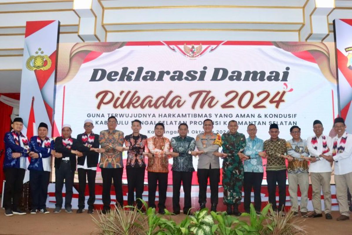 Kapolda Kalsel : Deklarasi bentuk komitmen bersama wujudkan Pilkada damai