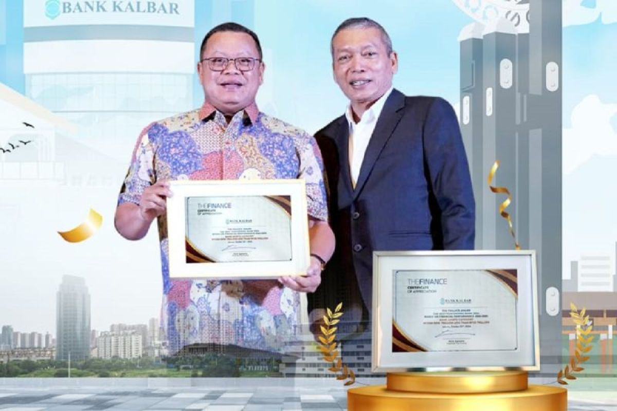 Bank Kalbar raih pengharagaan The Best Performing Bank 2024