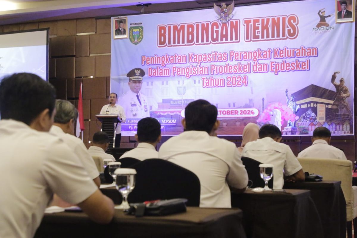 Pemkot Madiun gelar bimtek program dan evaluasi desa kelurahan