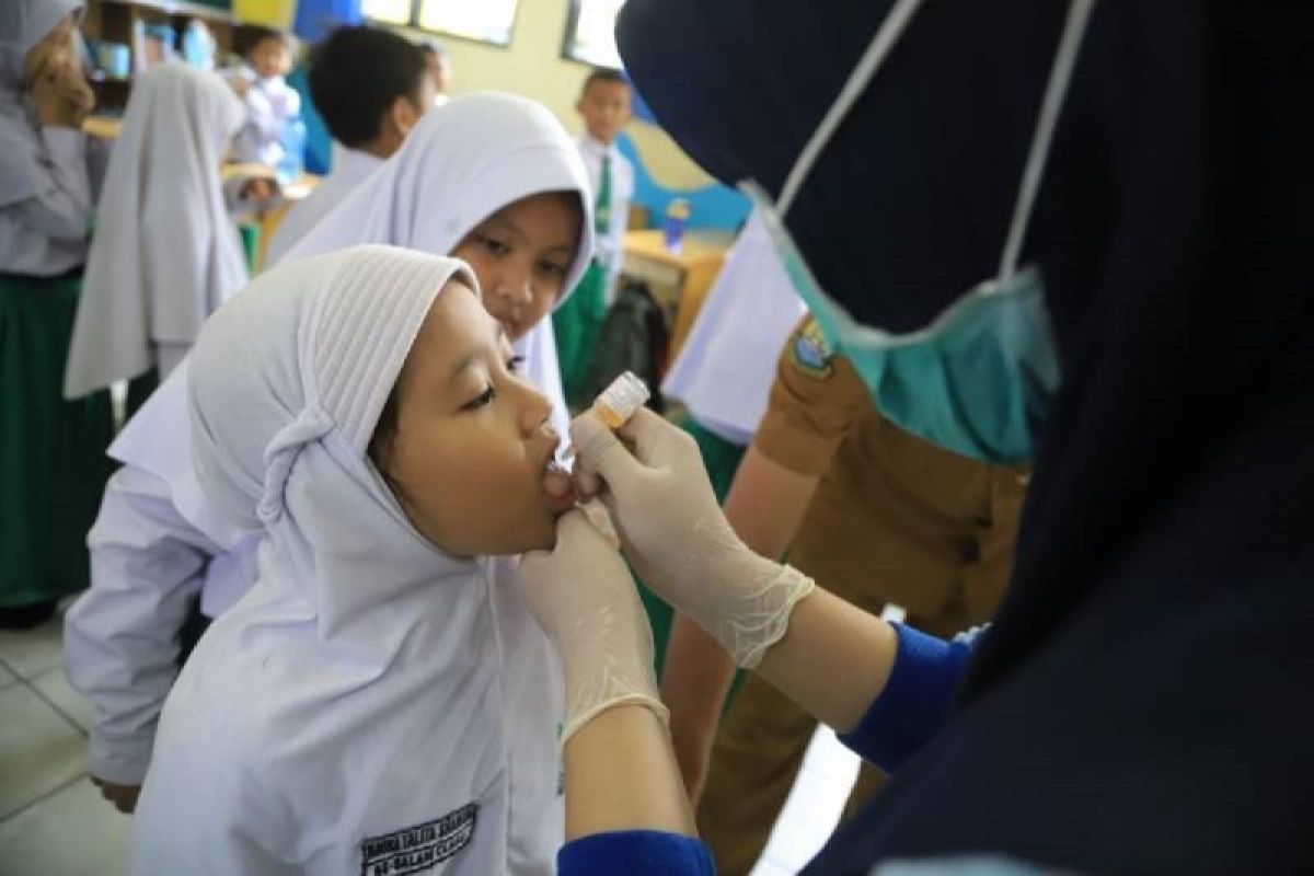 Imunisasi polio di Kota Tangerang capai 100 persen