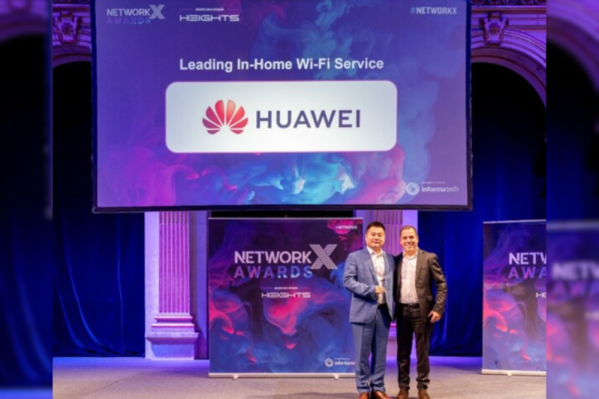 Huawei iFTTR OptiXstar F50 Wins the "Leading In-Home Wi-Fi Service" Award at the Network X BBWF 2024