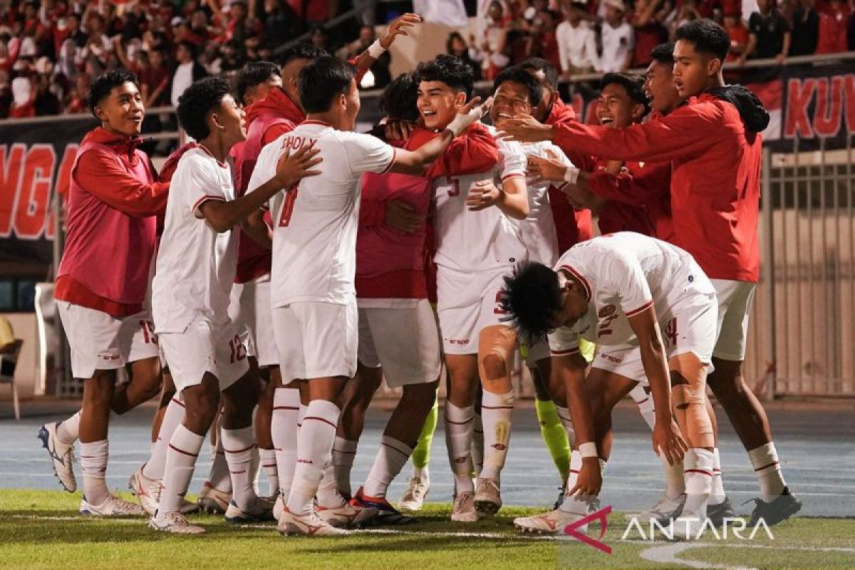 Timnas U-17 Indonesia unggul 7-0 atas Mariana Utara pada babak pertama