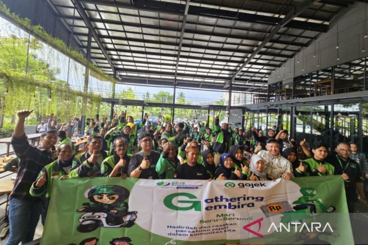 BPJAMSOSTEK Banjarmasin bina hubungan dengan komunitas ojek online