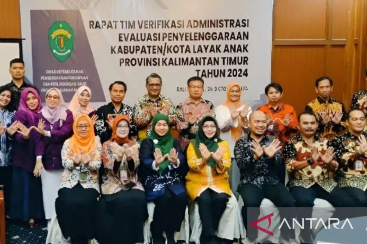 DKP3A Kaltim  persiapkan verifikasi kabupaten layak anak 2024