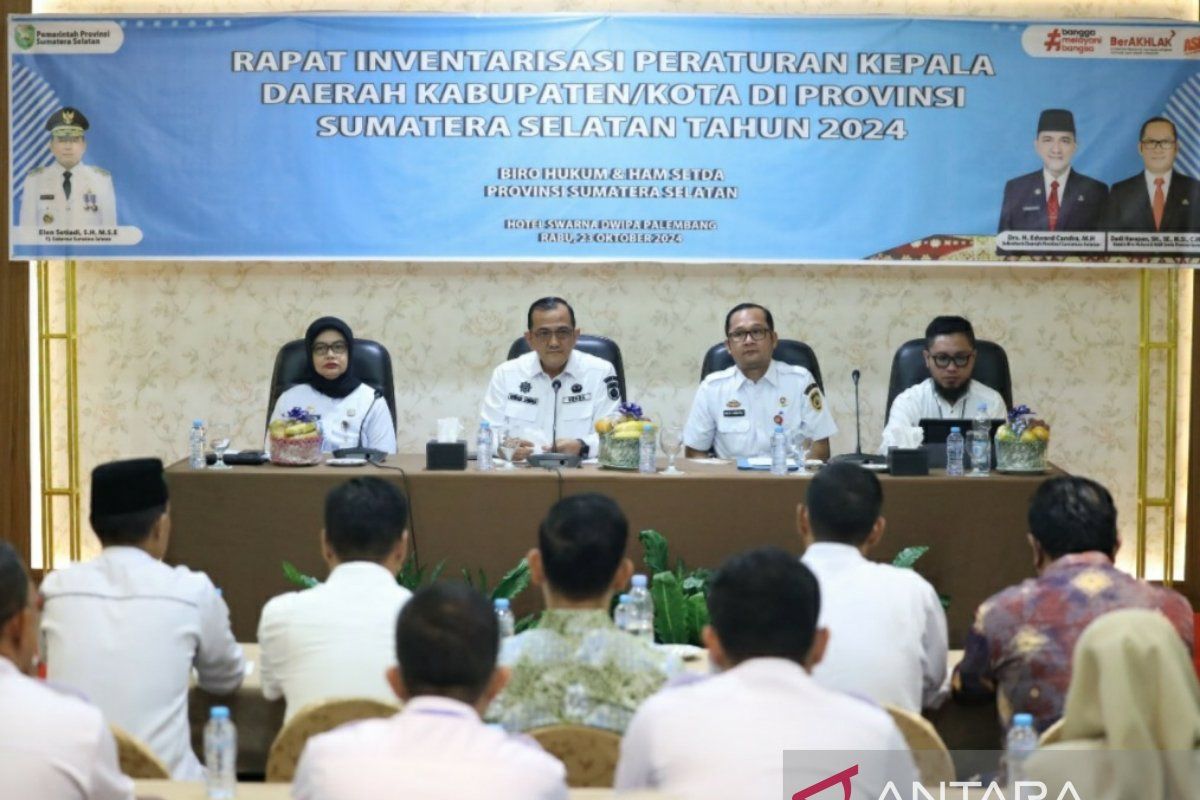 Kadivyankumham Kemenkumham Sumsel sampaikan Isu strategis produk hukum daerah