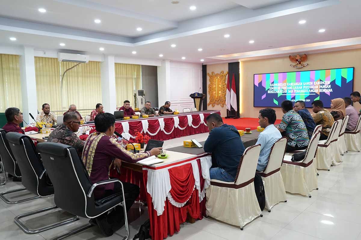 Kemenkumham Aceh harmonisasi raqan pertanian pangan Simeulue