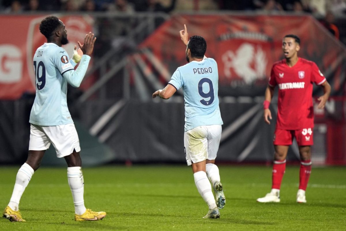 Lazio kalahkan Twente 2-0 dan masih kokoh di puncak klasemen Liga Europa