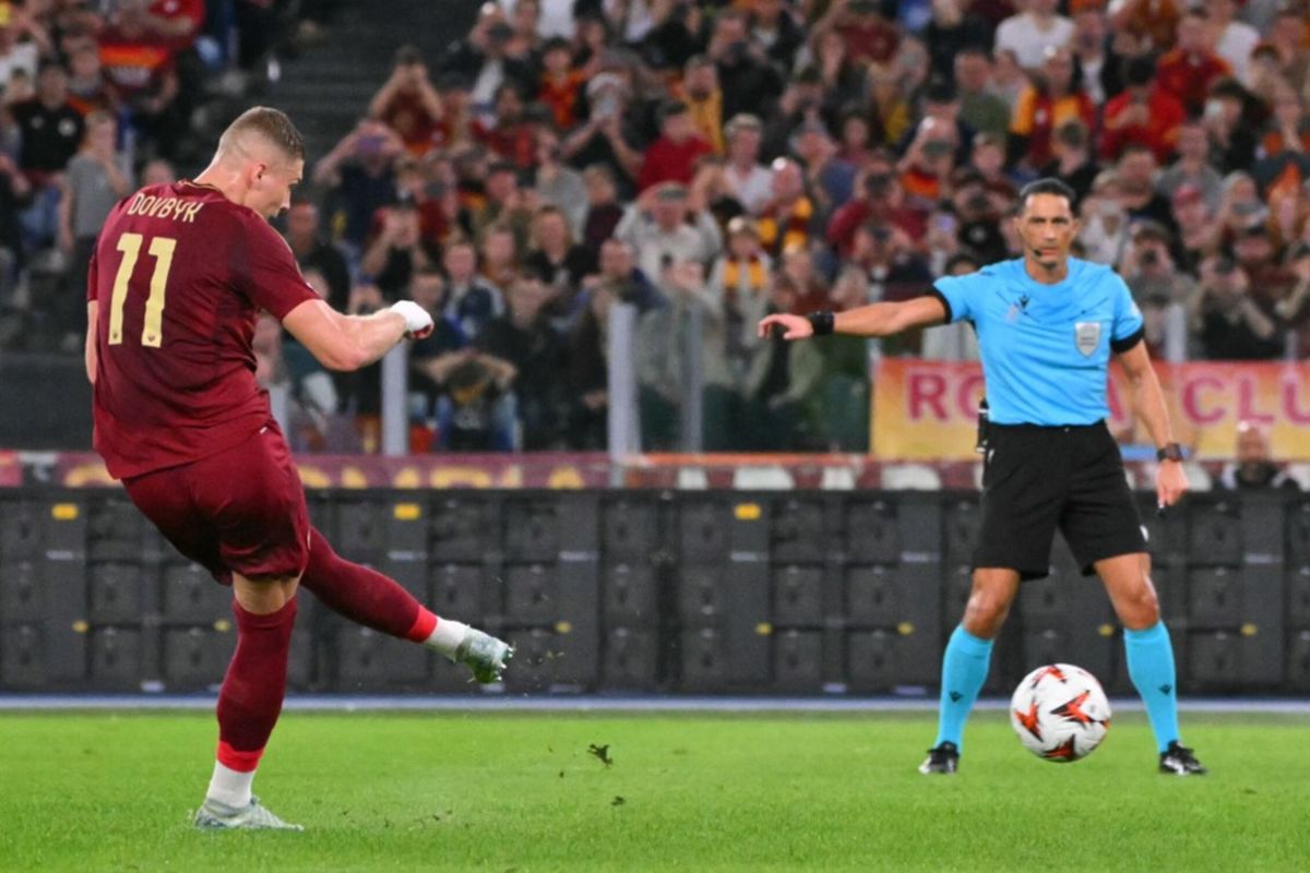 Gol tunggal Artem Dovbyk antar AS Roma tekuk Dynamo Kiev 1-0