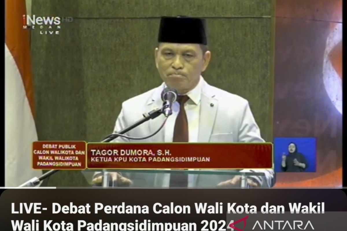 Debat calon kepala daerah Kota Padangsidimpuan kurang diminati masyarakat