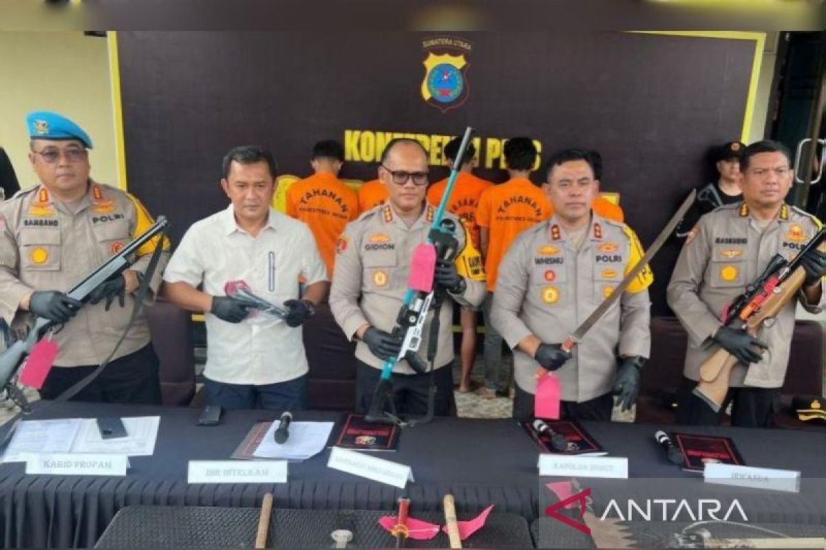 Polisi: Tersangka bentrokan tewaskan dua warga Deli Serdang bertambah jadi 11 orang