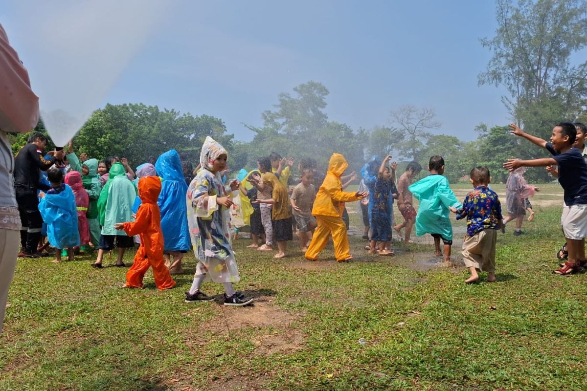 PT Timah edukasi bahaya api kepada siswa TK di Mentok Bangka Barat