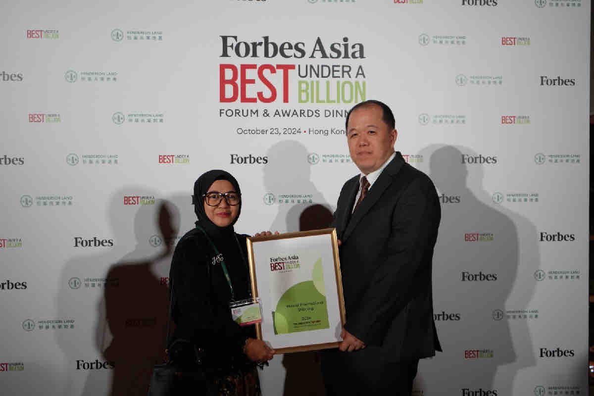 Hasnur sabet "Internasional 2024 Forbes Asia Best Under A Billion"