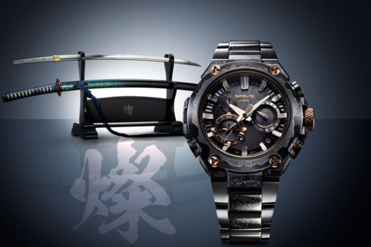 Casio Luncurkan Jam Tangan MR-G yang Terinspirasi Siluet Pedang Katana Khas Jepang