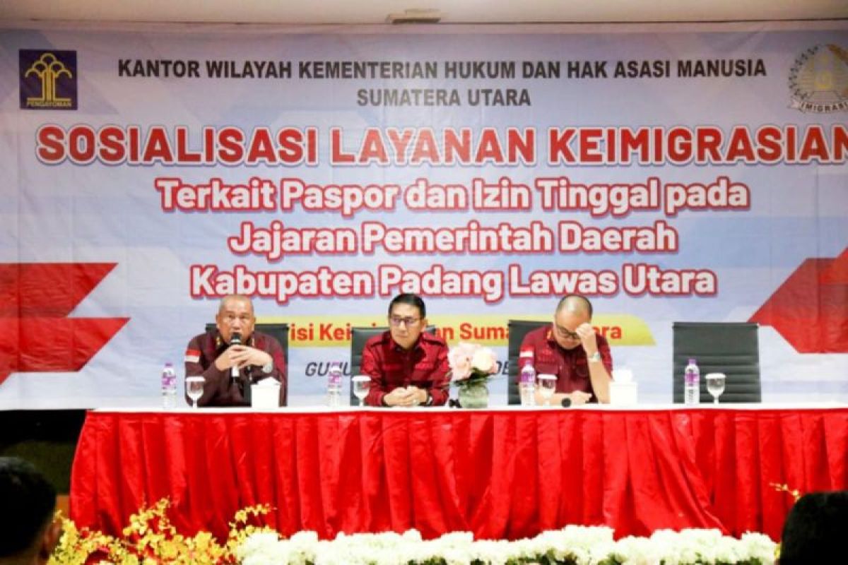 Kemenkumham Sumut  tingkatkan layanan keimigrasian pada masyarakat