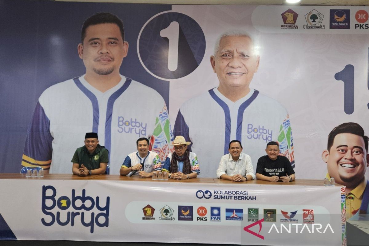 Bobby-Surya matangkan persiapan visi misi debat Pilkada 2024