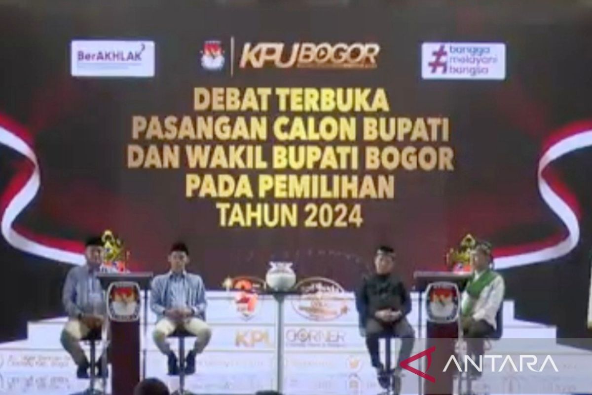 Debat Pilkada Bogor 2024 bahas blueprint pendidikan hingga memajukan UMKM