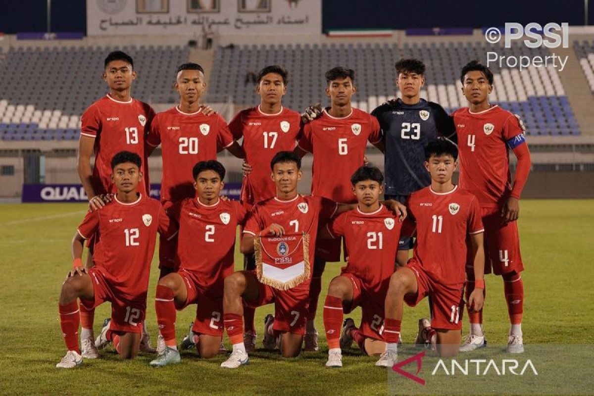 Link streaming Indonesia vs Australia di Kualifikasi Piala Asia U-17