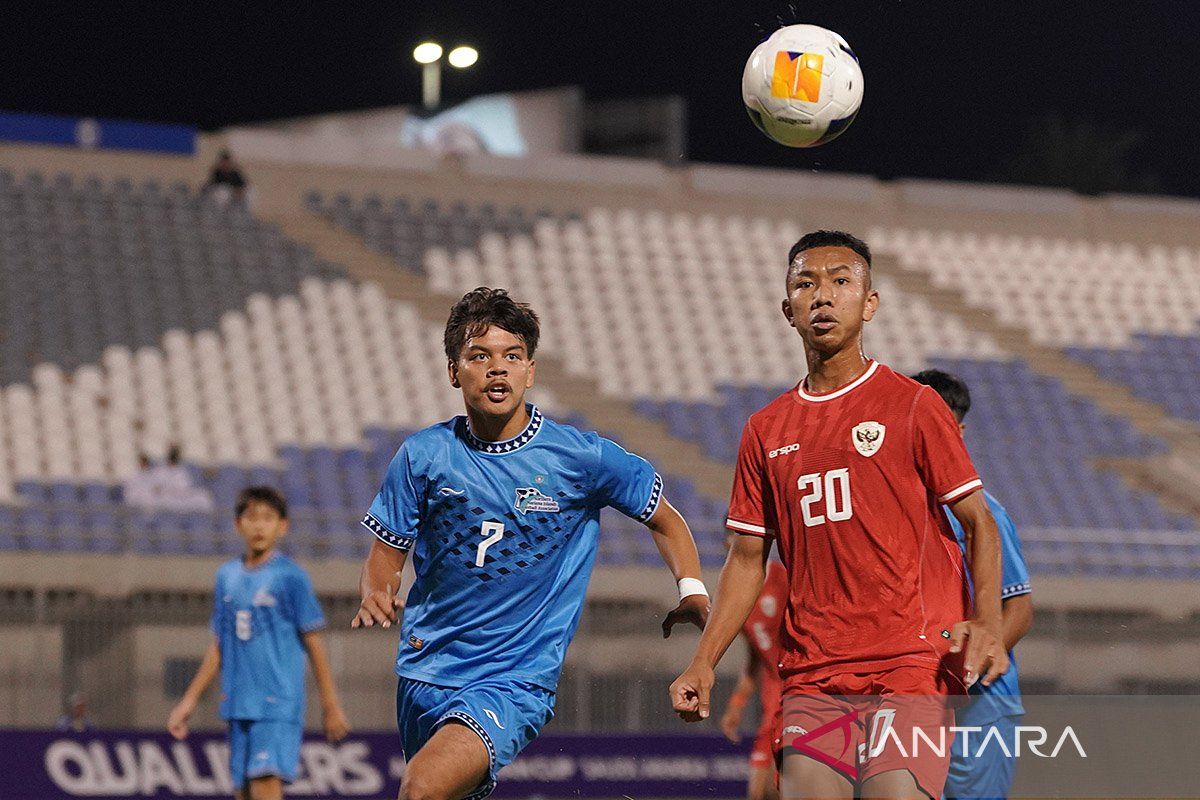 Timnas U-17 Indonesia puncaki Grup G usai kalahkah Mariana Utara 10-0