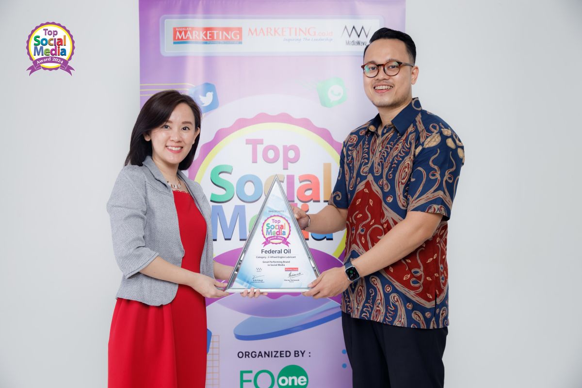 Optimalisasi sektor digital, Federal Oil raih Social Media Award