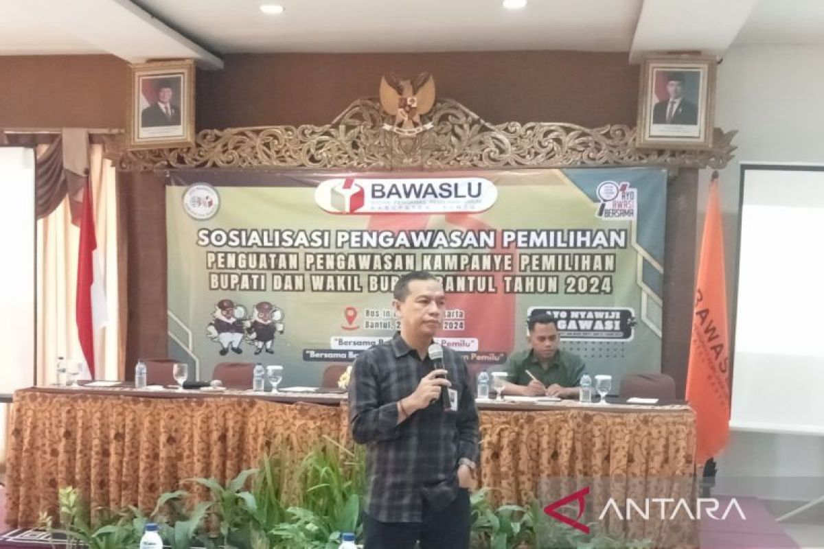 Bawaslu Bantul sosialisasikan penguatan pengawasan kampanye Pilkada 2024