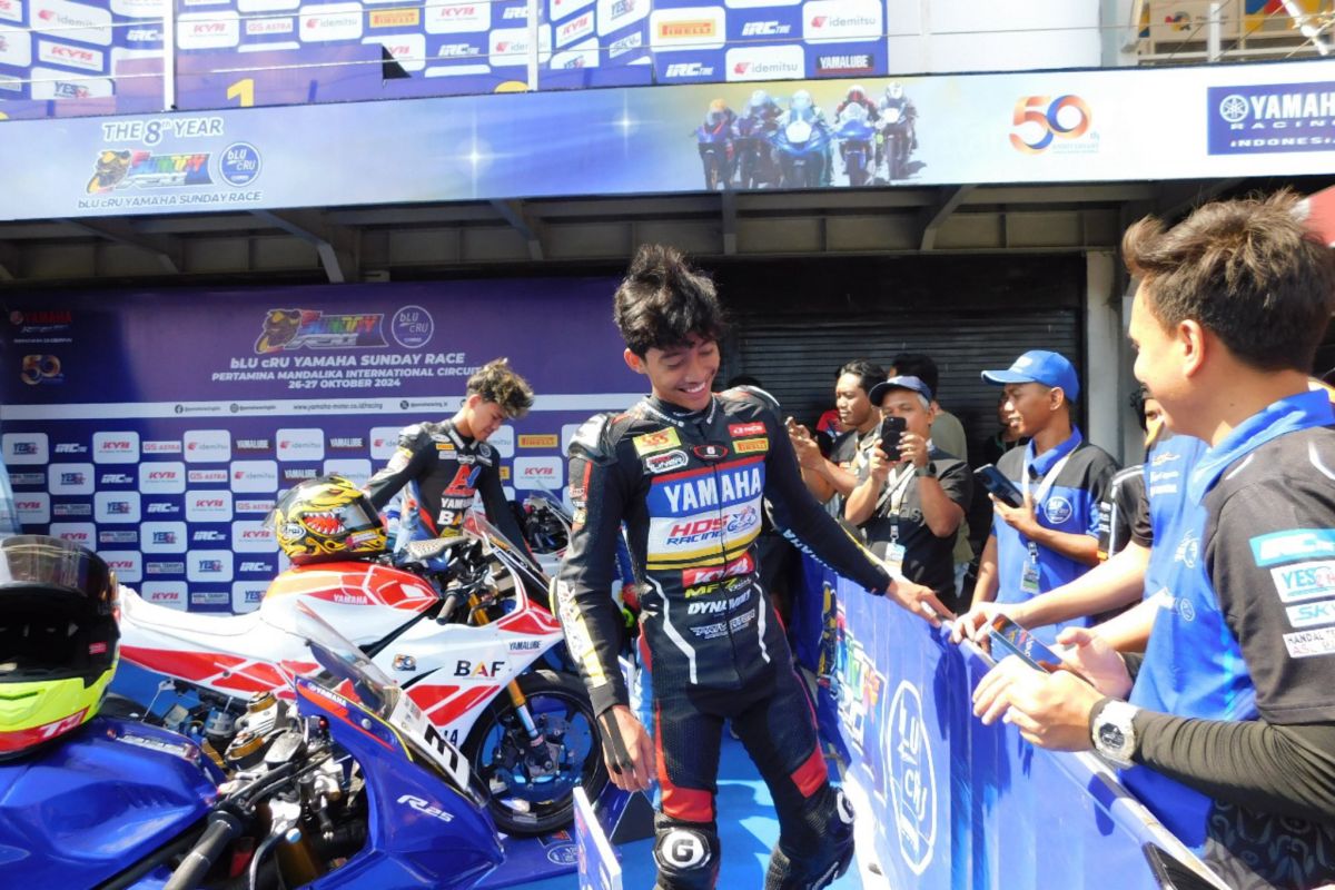 186 pembalap ramaikan bLU cRU Yamaha Sunday Race di Mandalika