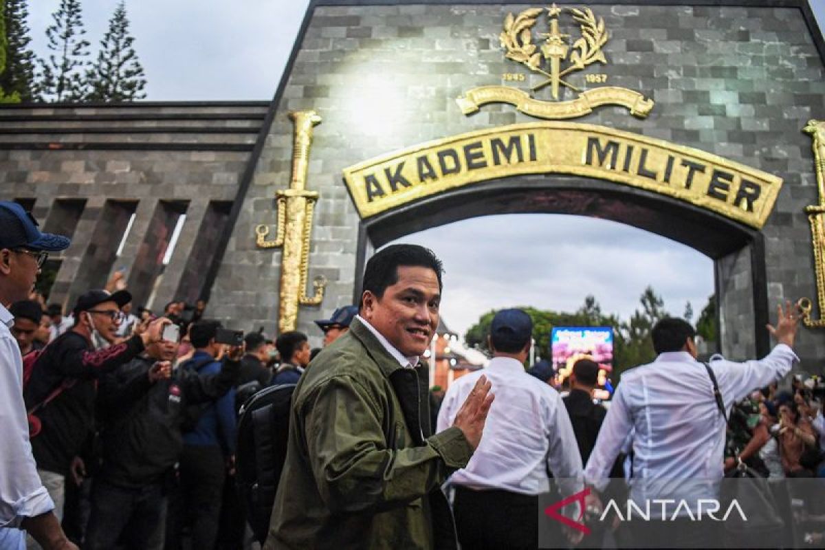 Erick Thohir dan Sri Mulyani beri materi di hari kedua retret kabinet