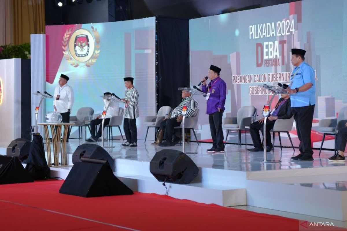 Debat paslon gubernur Gorontalo sukses digelar