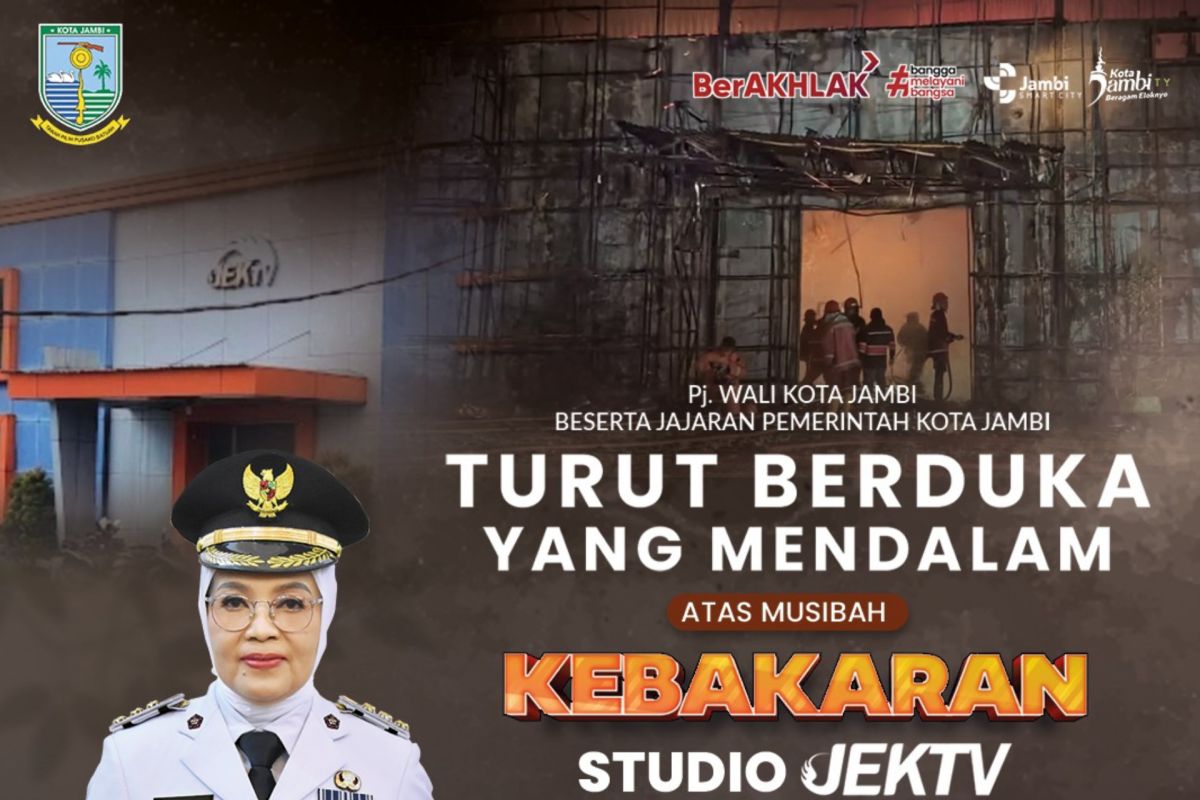 Pj Wali Kota Jambi sampaikan duka atas peristiwa terbakarnya studio JEKTV