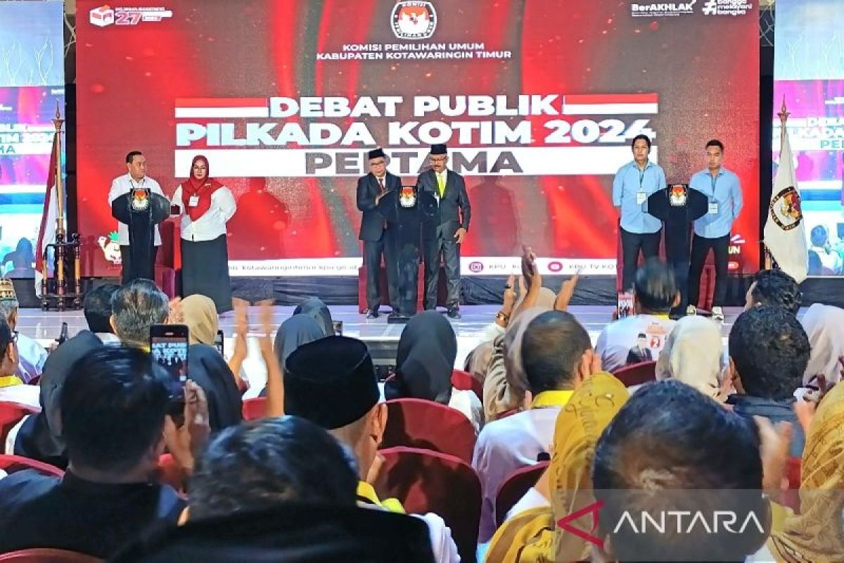 Debat publik perdana Pilkada Kotim 2024 sarana edukasi, bukan provokasi