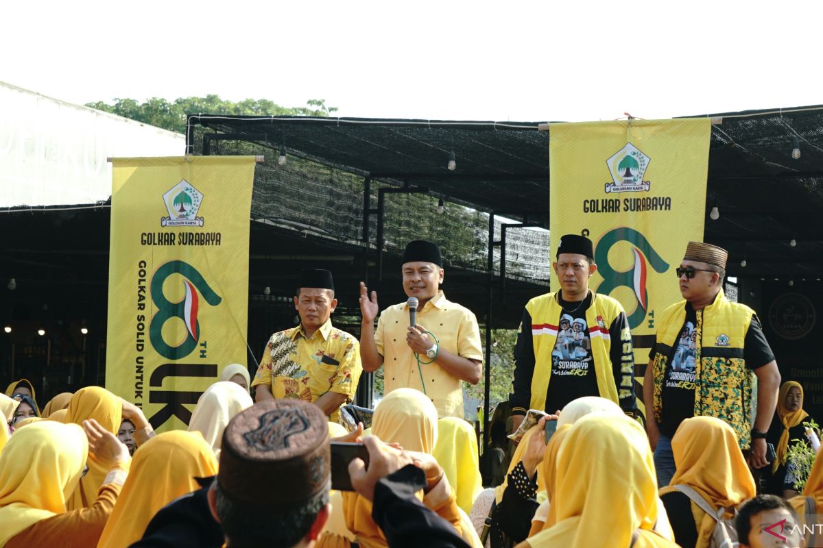 Golkar Surabaya beri apresiasi warga lewat program ziarah Wali Limo