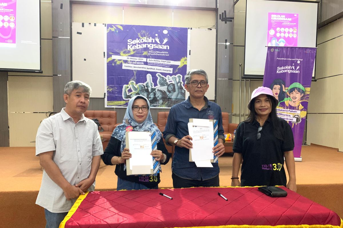 Fisip UHO Kendari kerja sama literasi digital dengan Mafindo