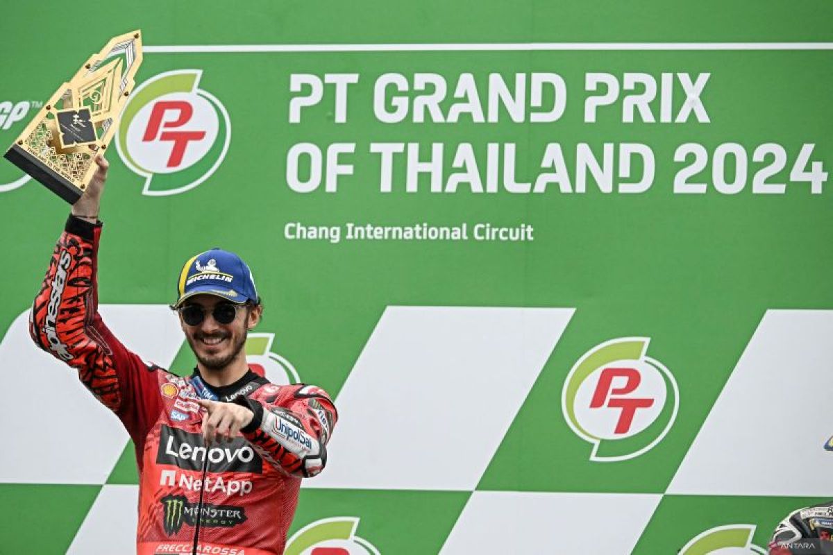 MotoGP: Bagnaia persembahkan suksesnya di Thailand untuk Ducati