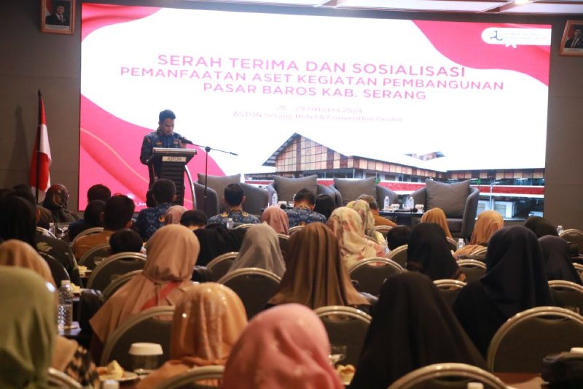 BPPW Banten serah terima Pasar Baros dengan 345 pedagang