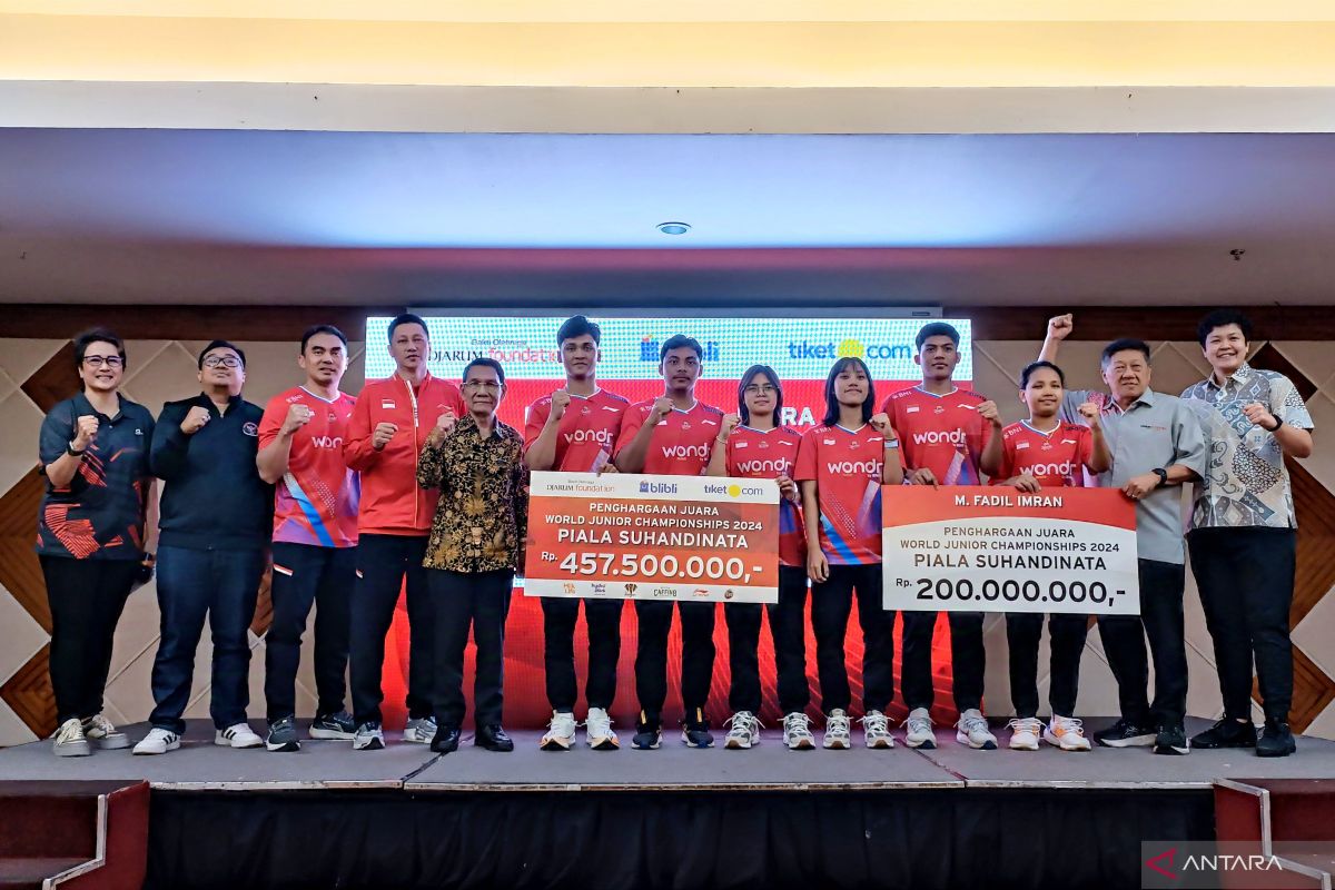 Djarum Foundation beri bonus atlet di WJC 2024 total Rp457 juta