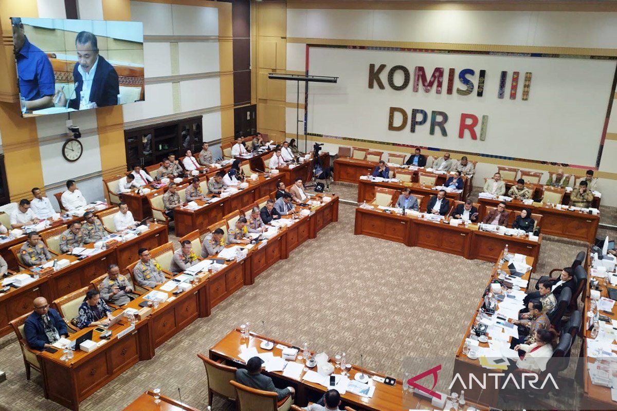 Ipda Rudy Soik hadiri rapat dengar pendapat Komisi III DPR