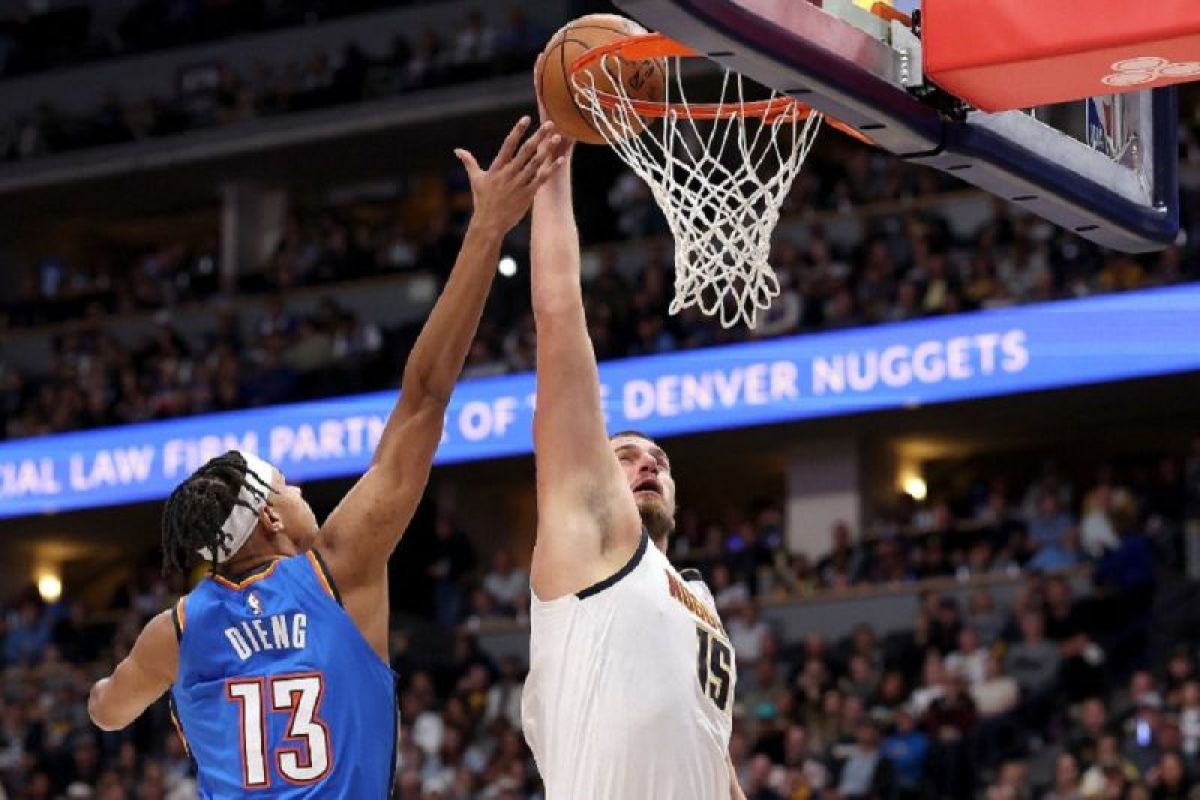 Nuggets raih kemenangan perdana berkat 40 poin Nikola Jokic