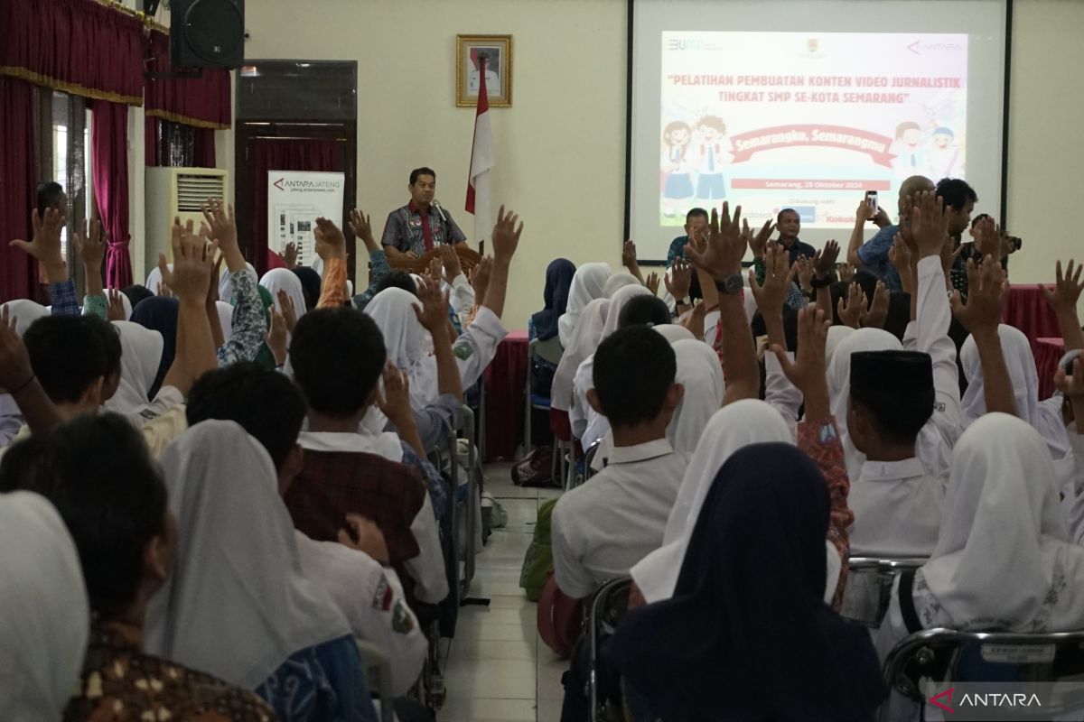 Pemkot Semarang dan ANTARA ajak pelajar buat konten secara positif