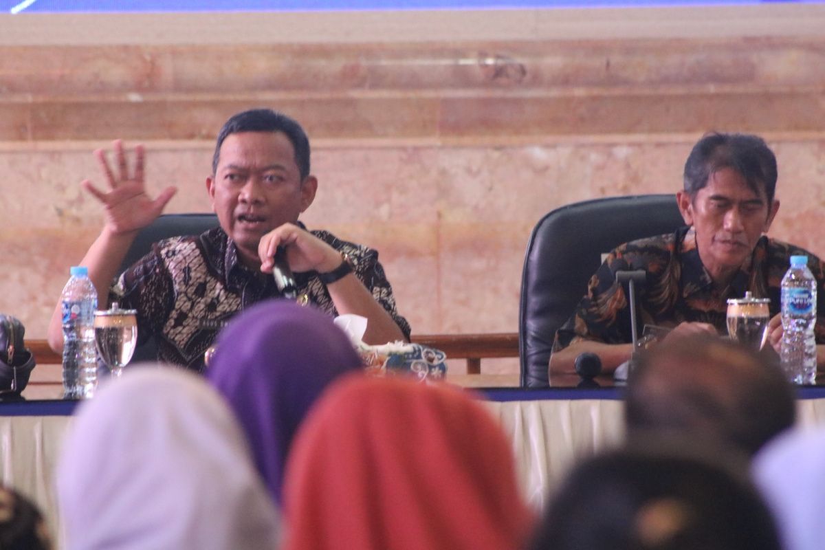 Rakor OPD, Pj. Walkot Tegal imbau implementasikan Core Values ASN