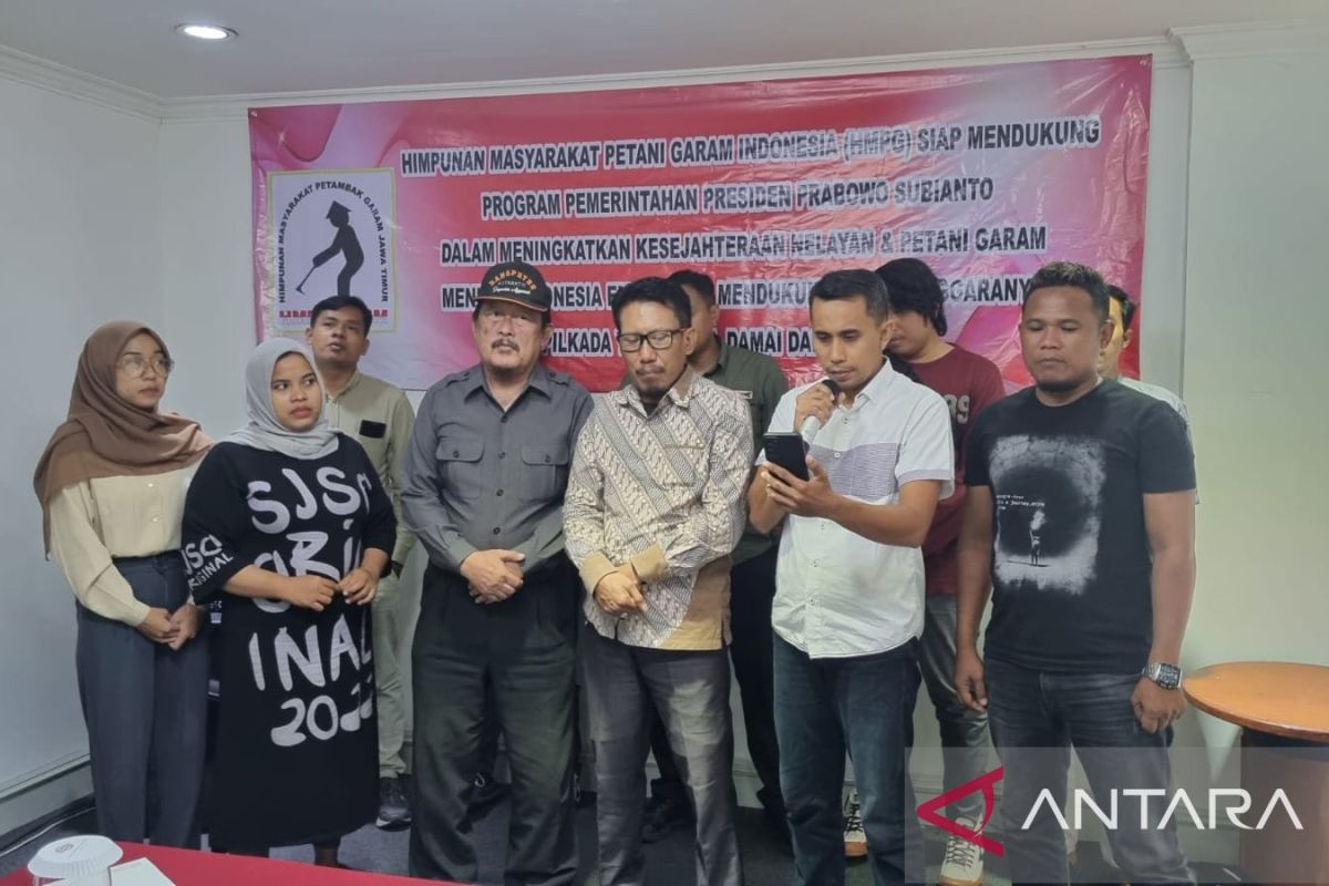 HMPG Jatim harap pemerintah Prabowo-Gibran wujudkan swasembada garam