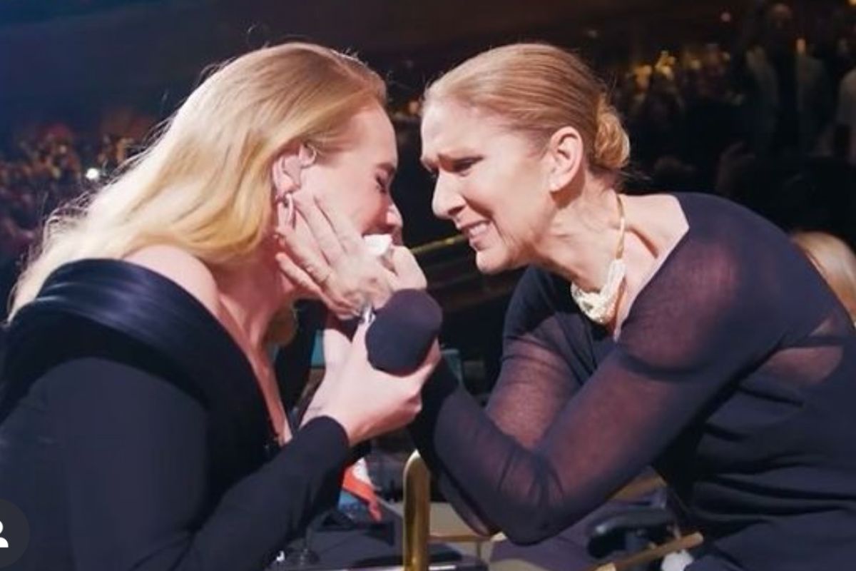 Adele ucapkan terima kasih ke Celine Dion hadiri konsernya