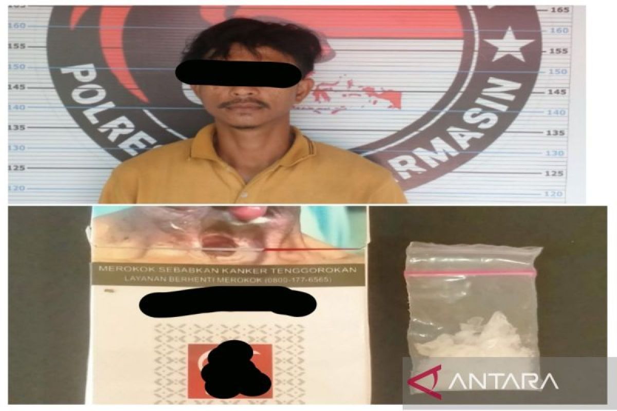 Polsek Banjarmasin Selatan ringkus tukang tambal ban nyambi edarkan sabu